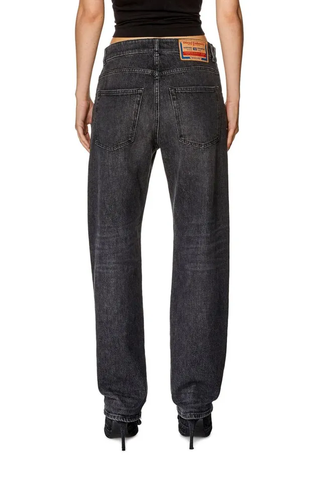 Women Diesel Jeans Regular Jeans 1988 DArk 0CKAH Blackdark Grey