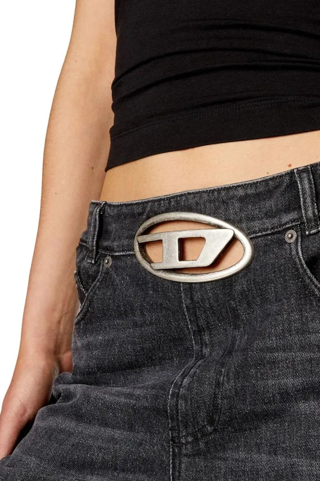 Women Diesel Jeans Regular Jeans 1988 DArk 0CKAH Blackdark Grey