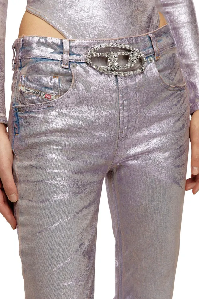 Women Diesel Jeans Regular Jeans 1989 DMine 0PGAP Pink