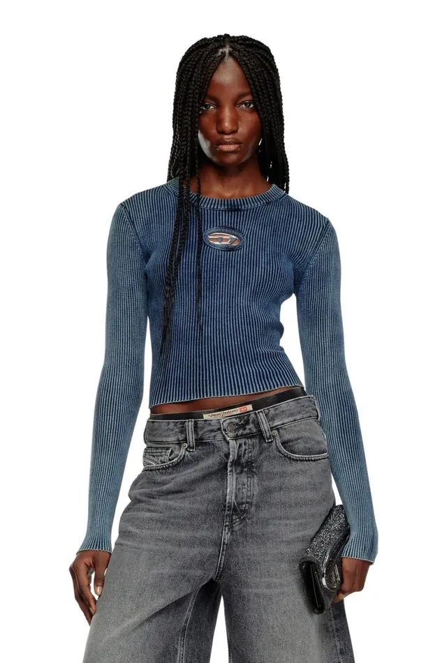 Women Diesel Knitwear MANCHORA Dark Blue Women Diesel Knitwear MANCHORA Dark Blue