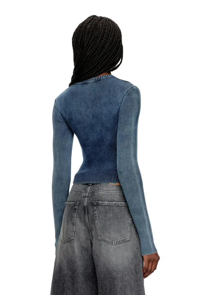 Women Diesel Knitwear MANCHORA Dark Blue Women Diesel Knitwear MANCHORA Dark Blue
