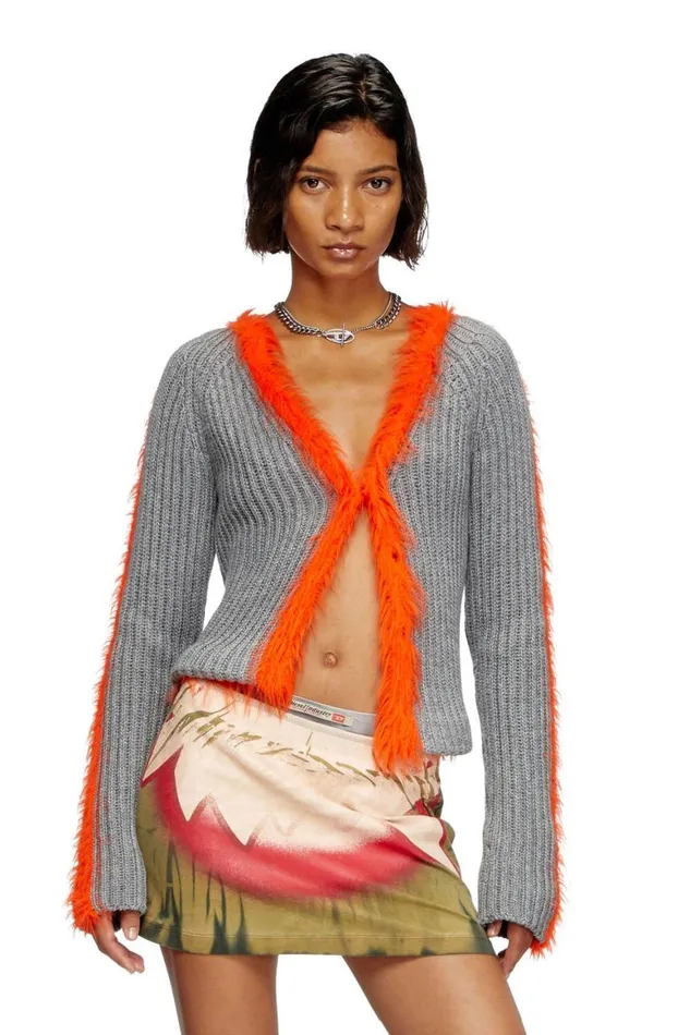 Women Diesel Knitwear MTANITA Greyorange