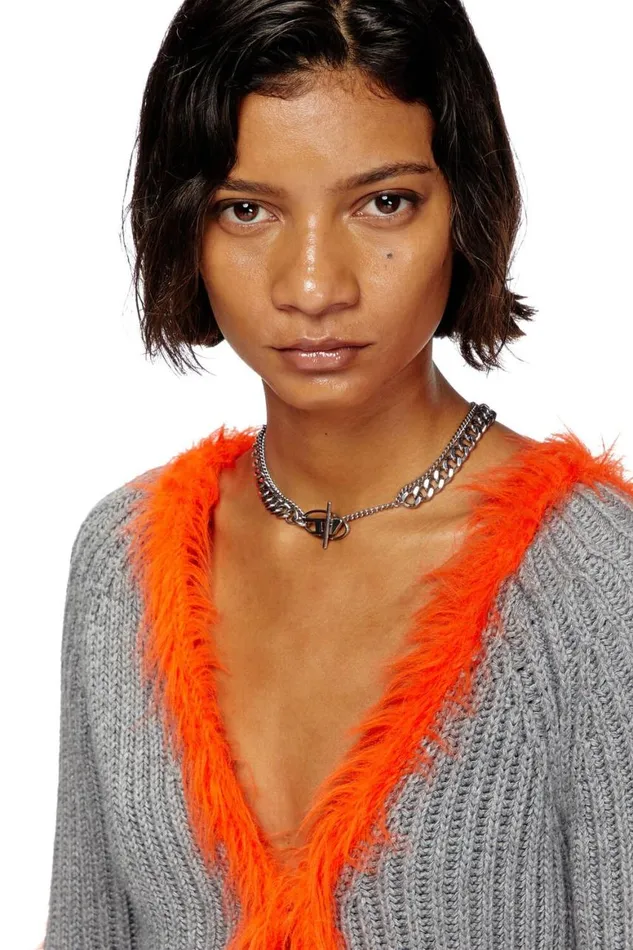 Women Diesel Knitwear MTANITA Greyorange