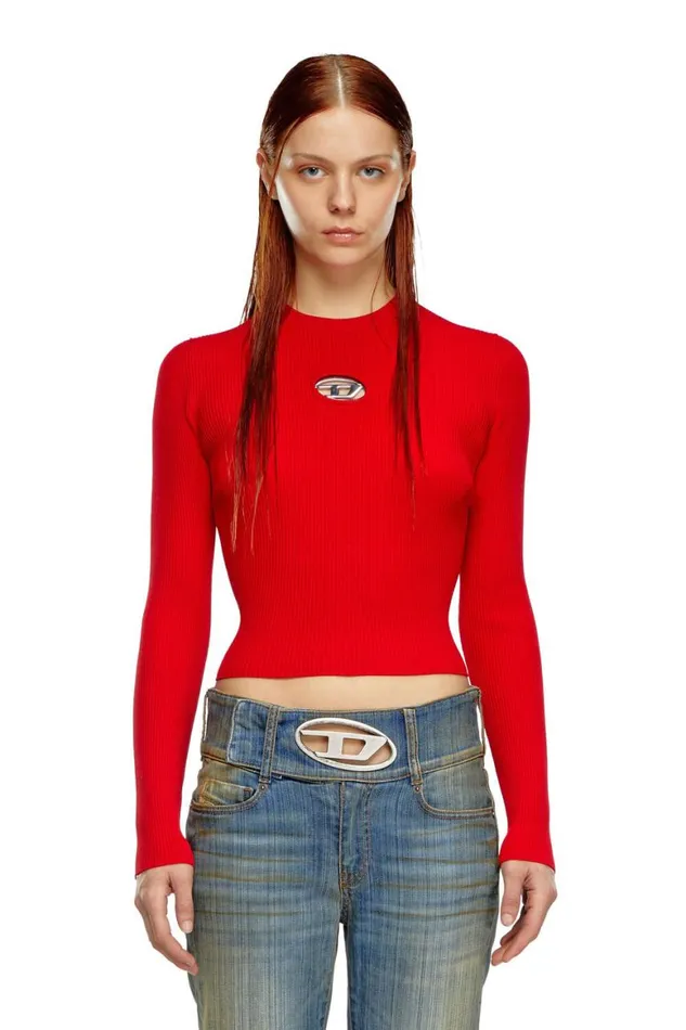 Women Diesel Knitwear MVALARI Red