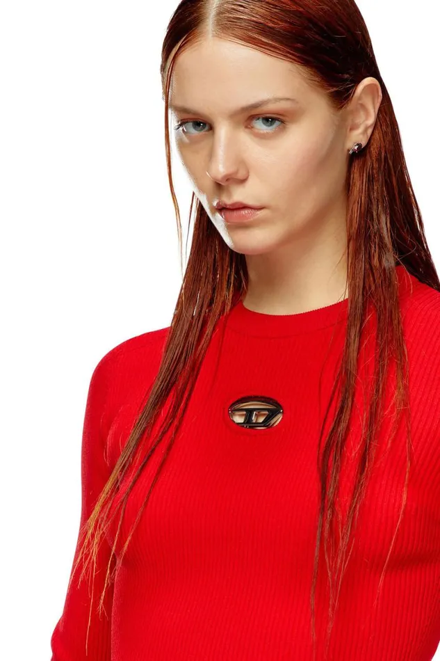 Women Diesel Knitwear MVALARI Red