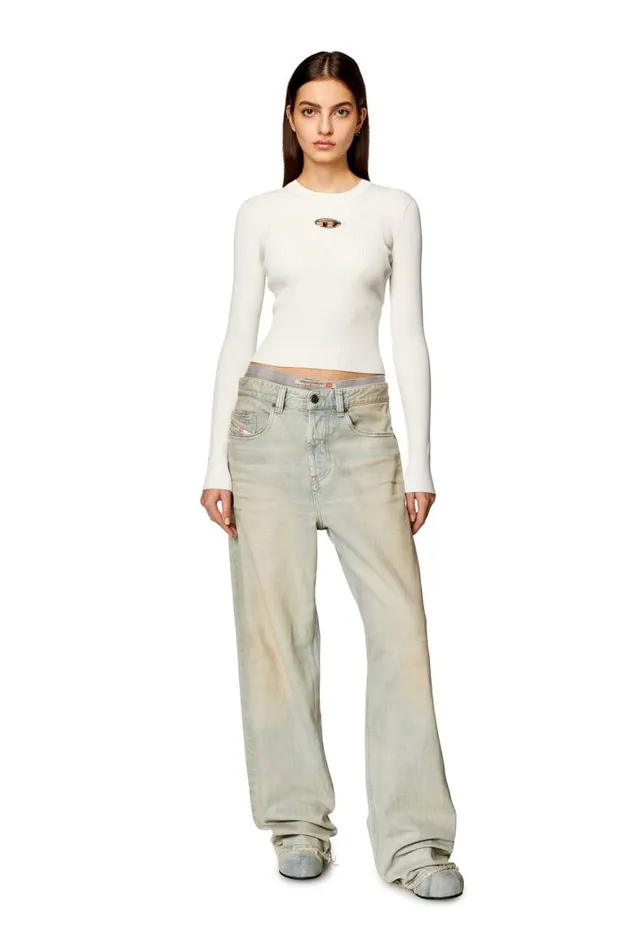 Women Diesel Knitwear MVALARY White