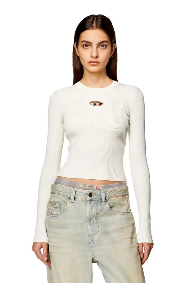 Women Diesel Knitwear MVALARY White