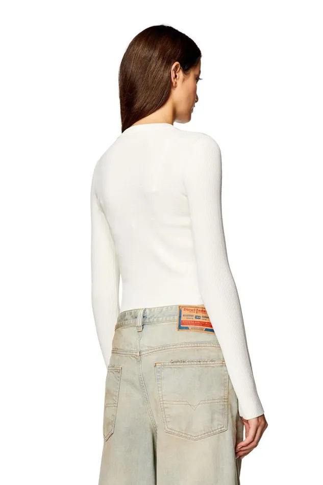 Women Diesel Knitwear MVALARY White