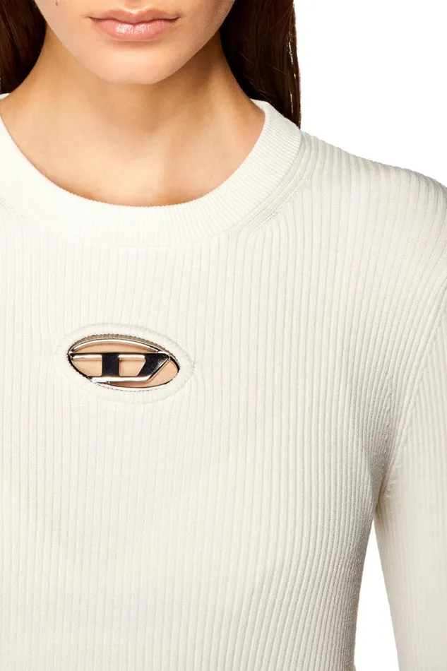 Women Diesel Knitwear MVALARY White