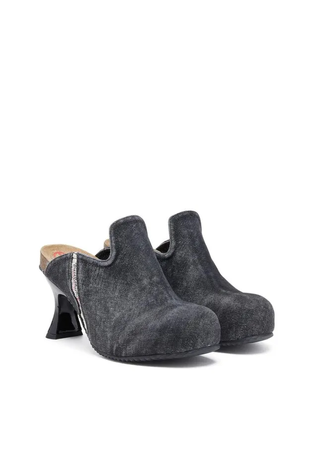 Women Diesel Mules DWOODSTOCK ML W Black Women Diesel Mules DWOODSTOCK ML W Black