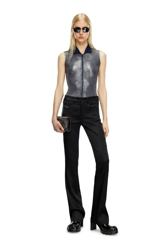 Women Diesel Pants and Shorts PEBBEY Black