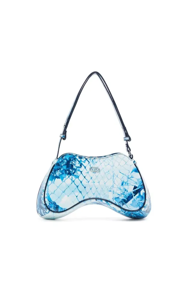 Women Diesel Play Bags PLAY SHOULDER Azure