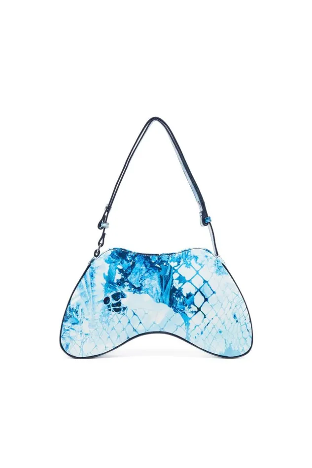 Women Diesel Play Bags PLAY SHOULDER Azure Women Diesel Play Bags PLAY SHOULDER Azure
