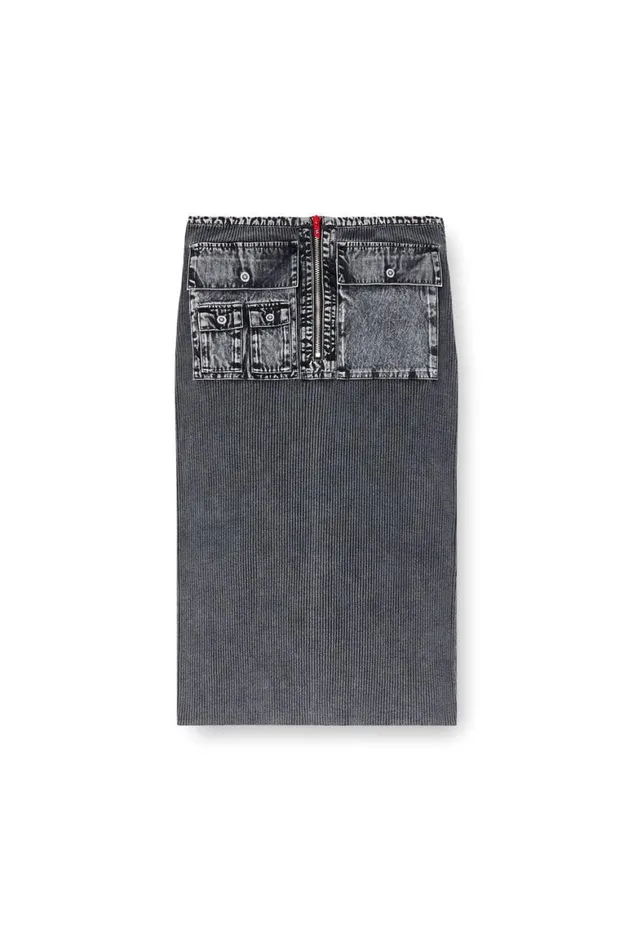 Women Diesel Skirts MMERYN Dark Grey Women Diesel Skirts MMERYN Dark Grey