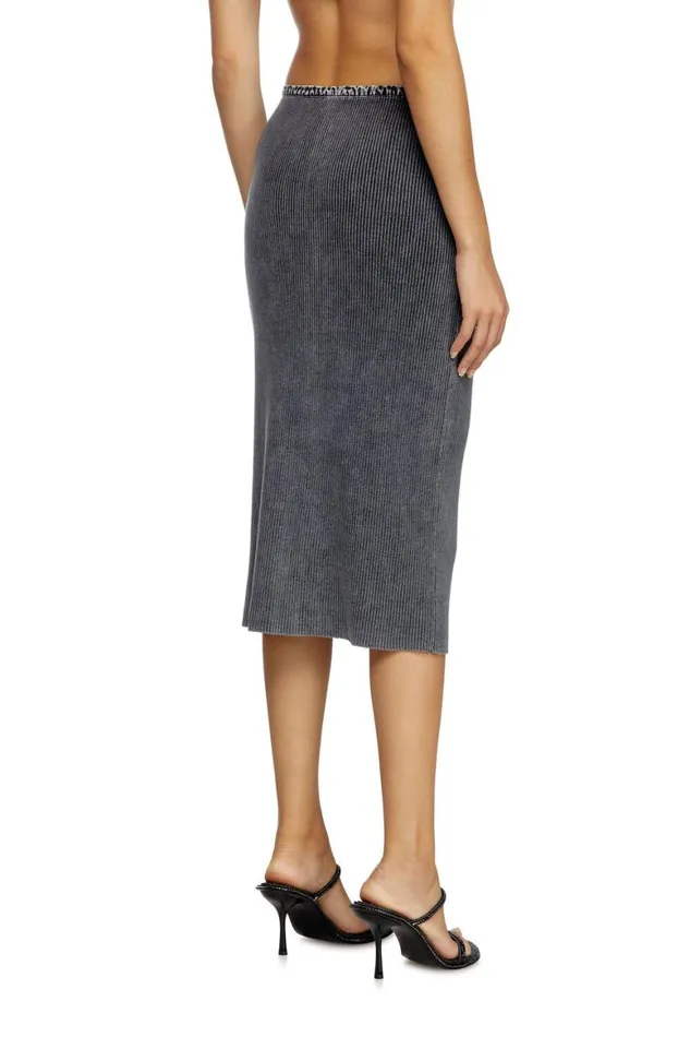 Women Diesel Skirts MMERYN Dark Grey Women Diesel Skirts MMERYN Dark Grey