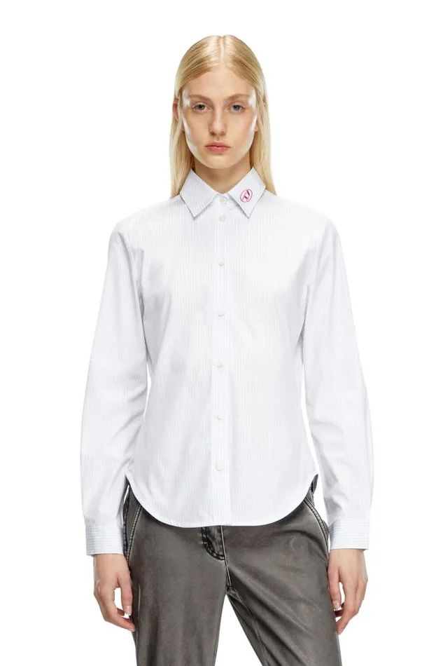 Women Diesel TShirts and Tops CGISELP2 Light Blue