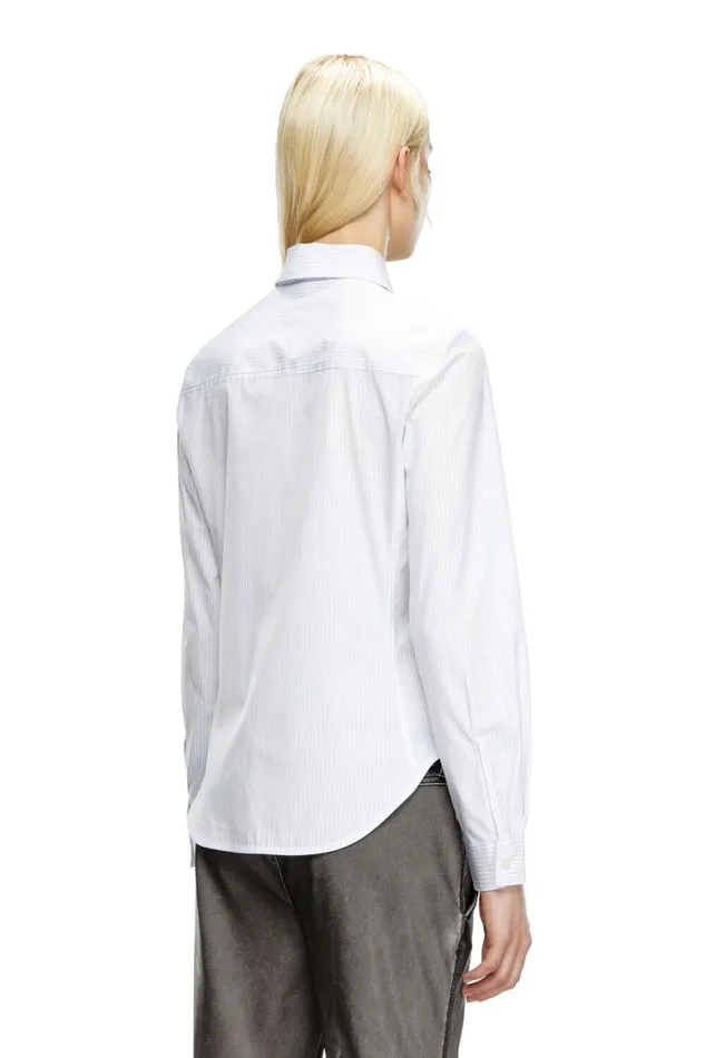 Women Diesel TShirts and Tops CGISELP2 Light Blue