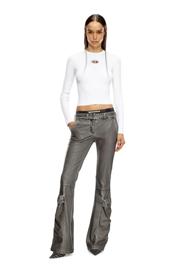 Women Diesel TShirts and Tops MVALARI White