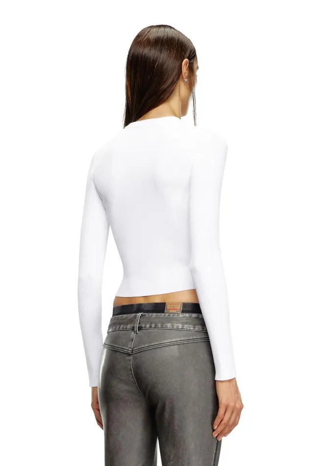 Women Diesel TShirts and Tops MVALARI White Women Diesel TShirts and Tops MVALARI White