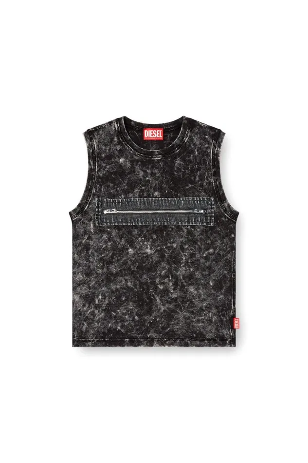 Women Diesel TShirts and Tops TARTED Black Women Diesel TShirts and Tops TARTED Black