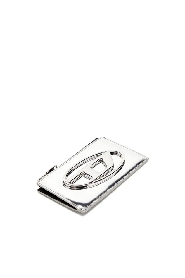 Women Diesel Wallets 1DR CARD HOLDER III Silver