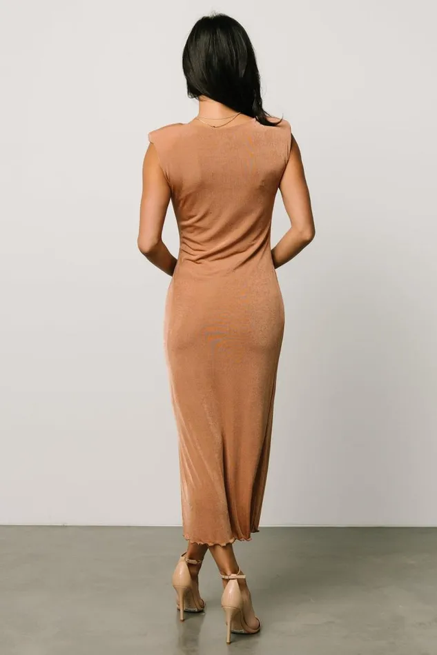 Women Dita Midi Dress Camel Baltic Born Midi Dresses