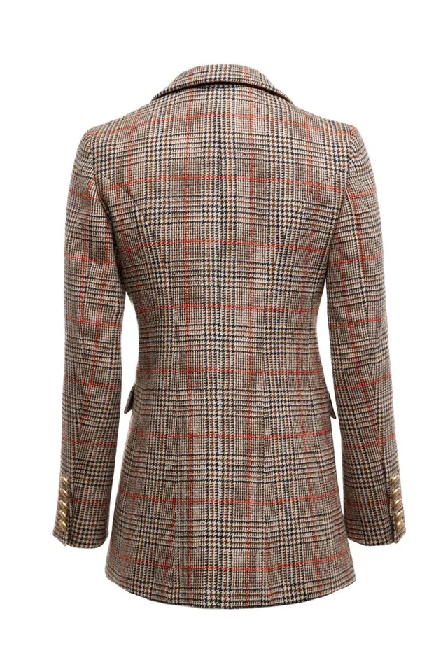 Women Double Breasted Blazer Orange Windsor Holland Cooper Tailoring