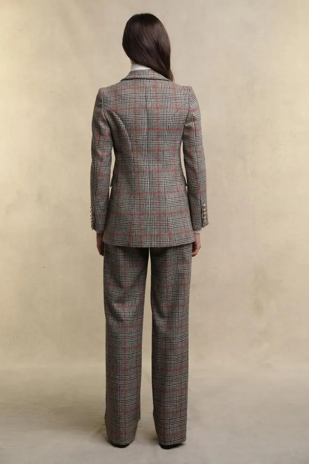 Women Double Breasted Blazer Orange Windsor Holland Cooper Tailoring