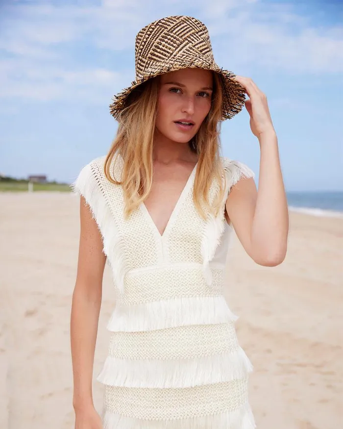 Women Dresses and Jumpsuits PatBO Fringe Midi Dress FINAL SALE Ivory Women Dresses and Jumpsuits PatBO Fringe Midi Dress FINAL SALE Ivory