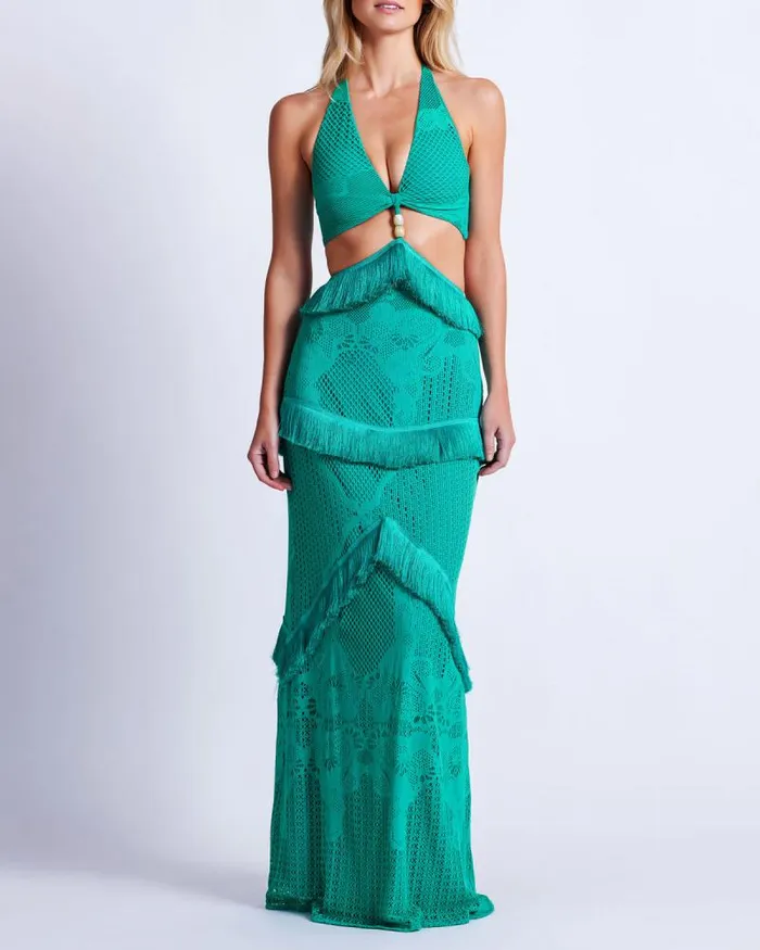 Women Dresses and Jumpsuits PatBO Halterneck Maxi Dress Curaao