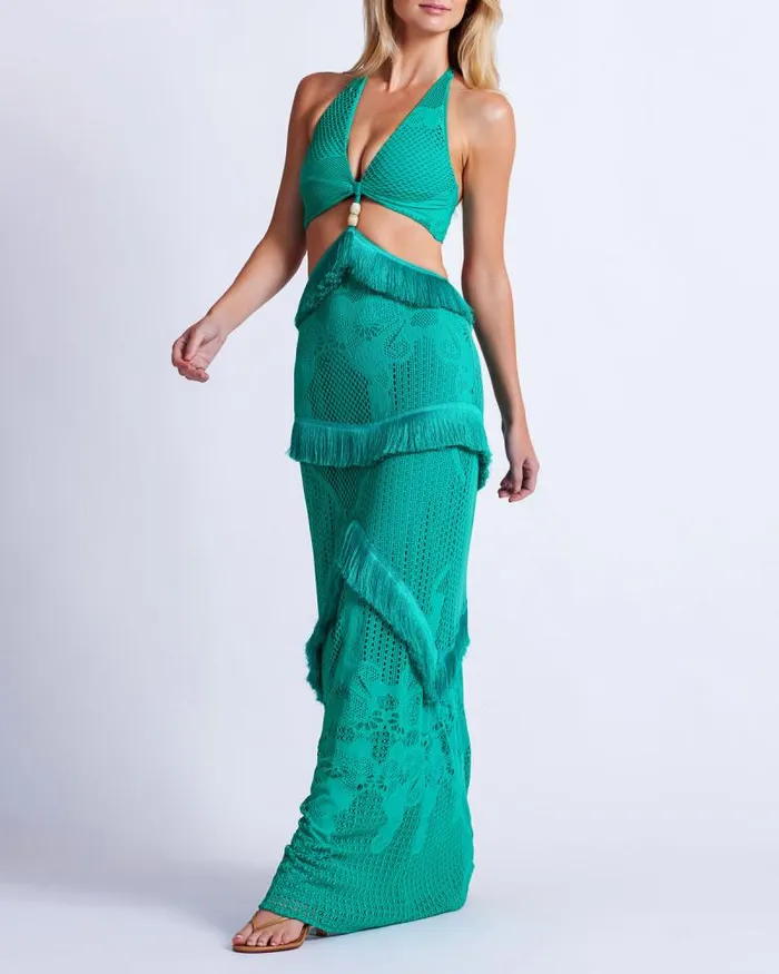 Women Dresses and Jumpsuits PatBO Halterneck Maxi Dress Curaao