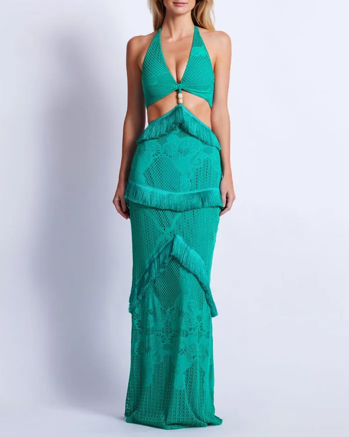 Women Dresses and Jumpsuits PatBO Halterneck Maxi Dress Curaao