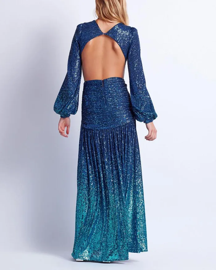 Women Dresses and Jumpsuits PatBO OMBRE SEQUIN GOWN FINAL SALE High Tide