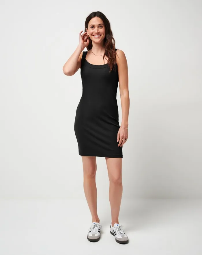 Women Dresses TravisMathew ALWAYS RIGHT CLOUD DRESS Black