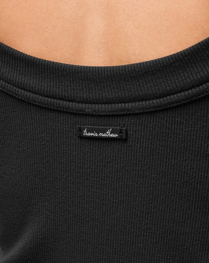 Women Dresses TravisMathew ALWAYS RIGHT CLOUD DRESS Black Women Dresses TravisMathew ALWAYS RIGHT CLOUD DRESS Black