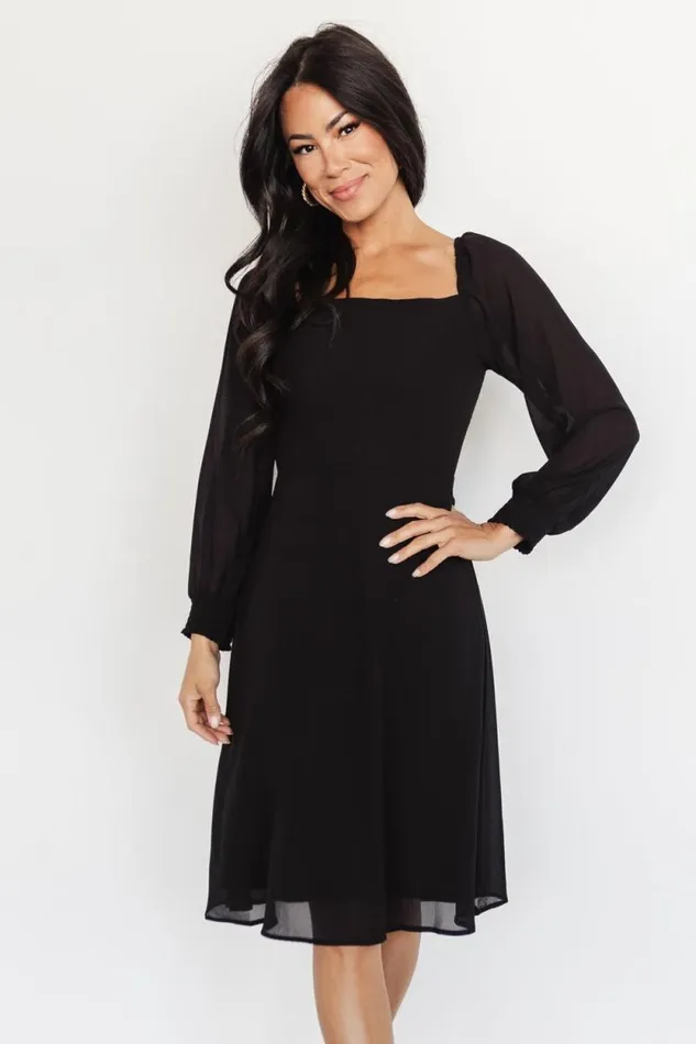 Women Elise Short Dress Black Baltic Born Short Dresses Women Elise Short Dress Black Baltic Born Short Dresses