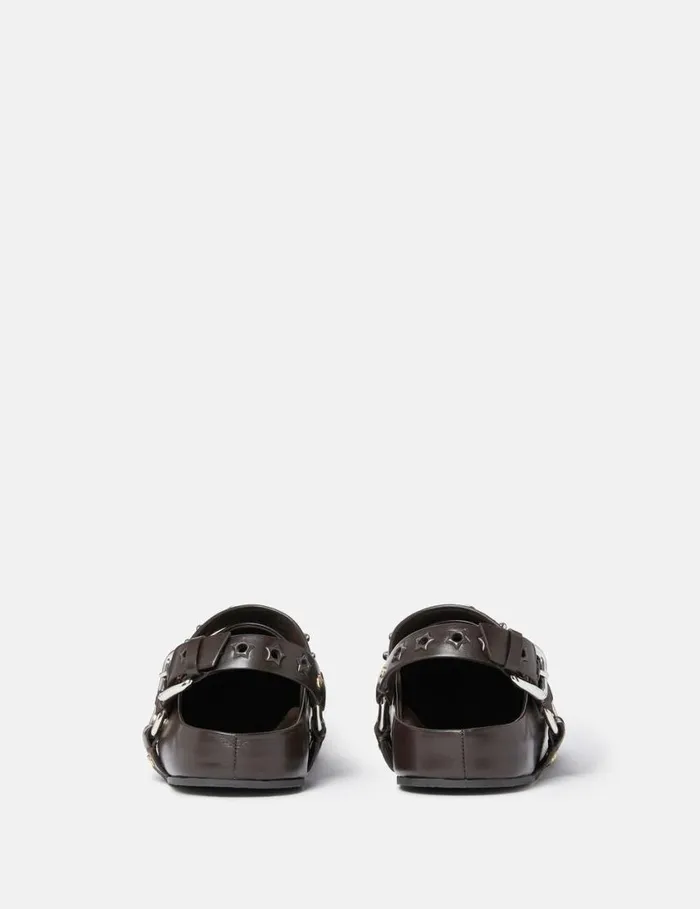 Women Elyse Studded Clogs Brown Stella McCartney Flats