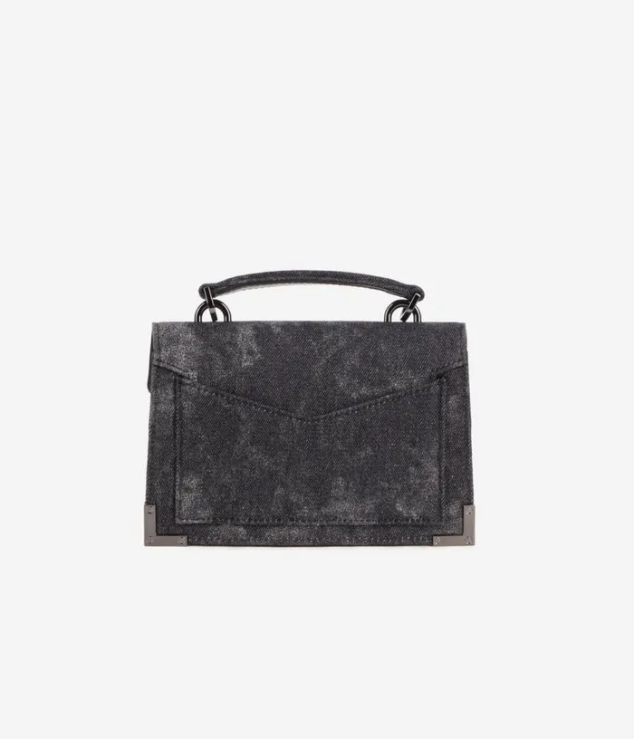 Women Emily New Nano Black Denim Bag With Rivets THE KOOPLES Bags