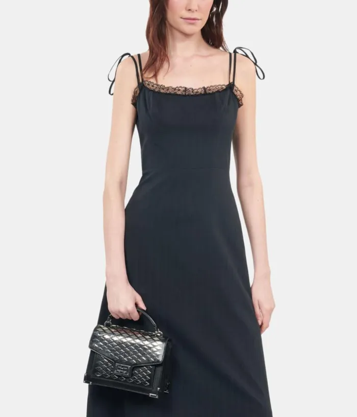 Women Emily Small Bag In Black Leather With Studs THE KOOPLES Bags