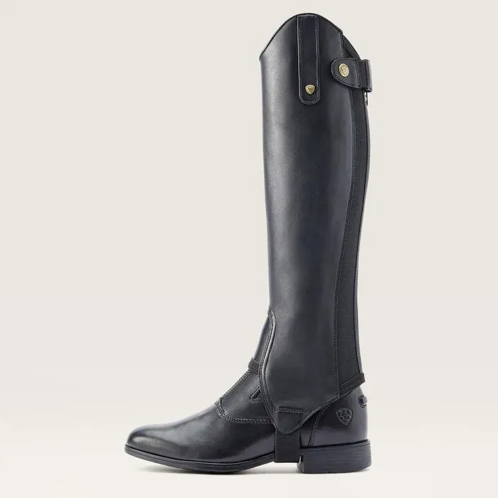 Women English Riding Boots Ariat Heritage Contour Half Chap Black