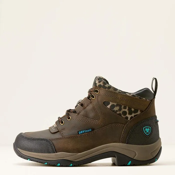 Women English Riding Boots Ariat Terrain Waterproof Boot Chocolatecamo Leopard