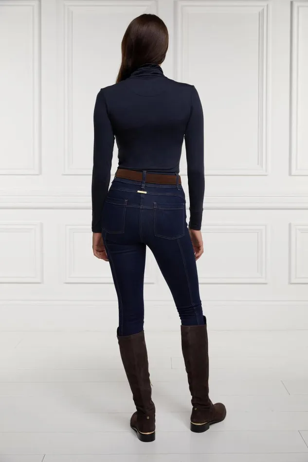 Women Essential Roll Neck Ink Navy Holland Cooper Tops Women Essential Roll Neck Ink Navy Holland Cooper Tops
