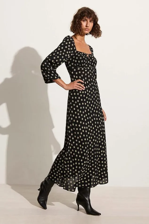 Women Faithfull The Brand Dresses Benedita Midi Dress Las Flores Floral