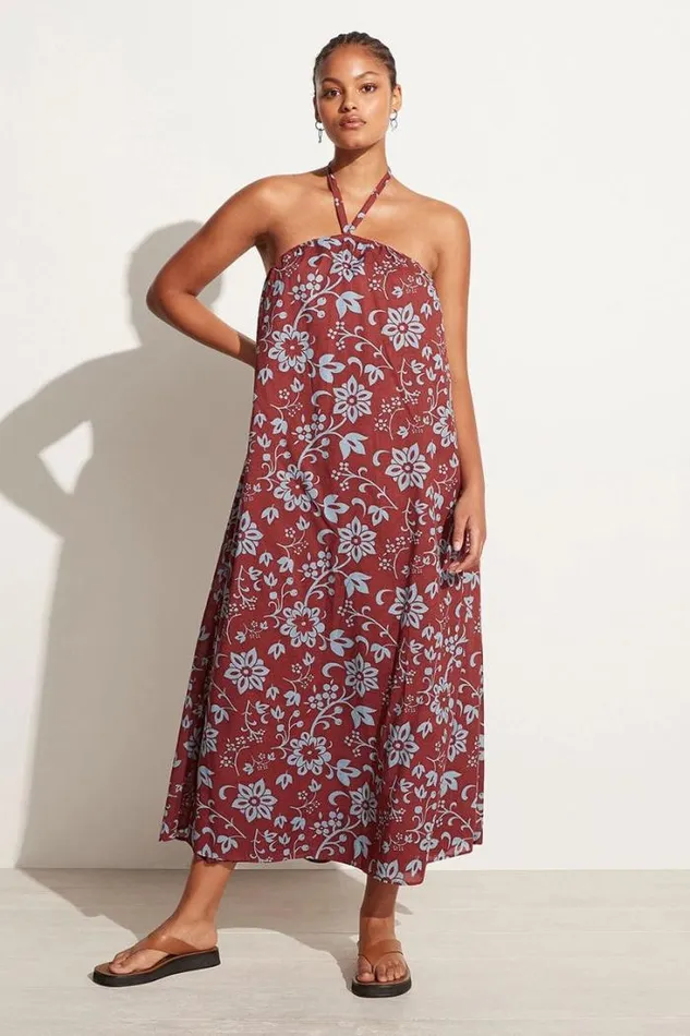 Women Faithfull The Brand Dresses Brise Maxi Dress Oceania Floral Print 8211 Final Sale