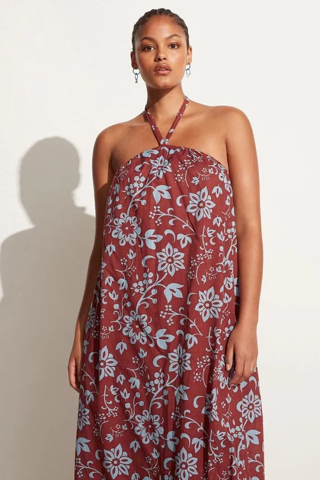 Women Faithfull The Brand Dresses Brise Maxi Dress Oceania Floral Print 8211 Final Sale
