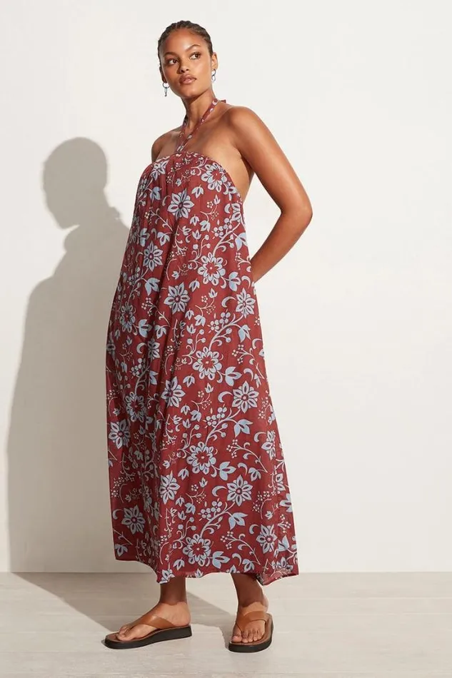 Women Faithfull The Brand Dresses Brise Maxi Dress Oceania Floral Print 8211 Final Sale