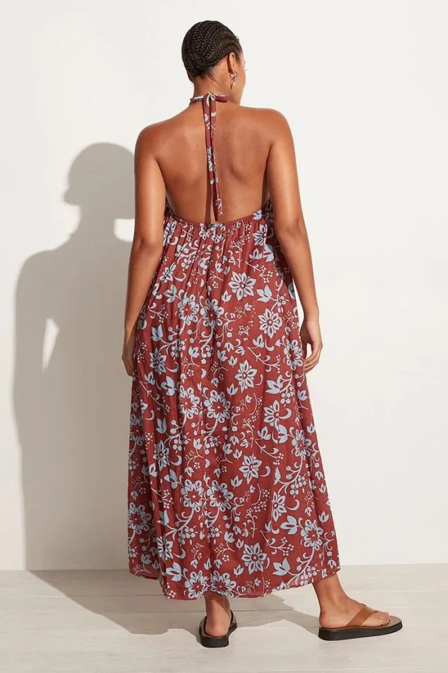 Women Faithfull The Brand Dresses Brise Maxi Dress Oceania Floral Print 8211 Final Sale