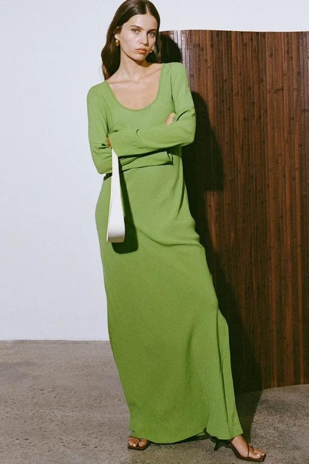 Women Faithfull The Brand Dresses Da Costa Maxi Dress Apple