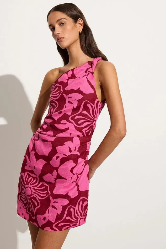 Women Faithfull The Brand Dresses Marga Mini Dress Mica Floral Pink