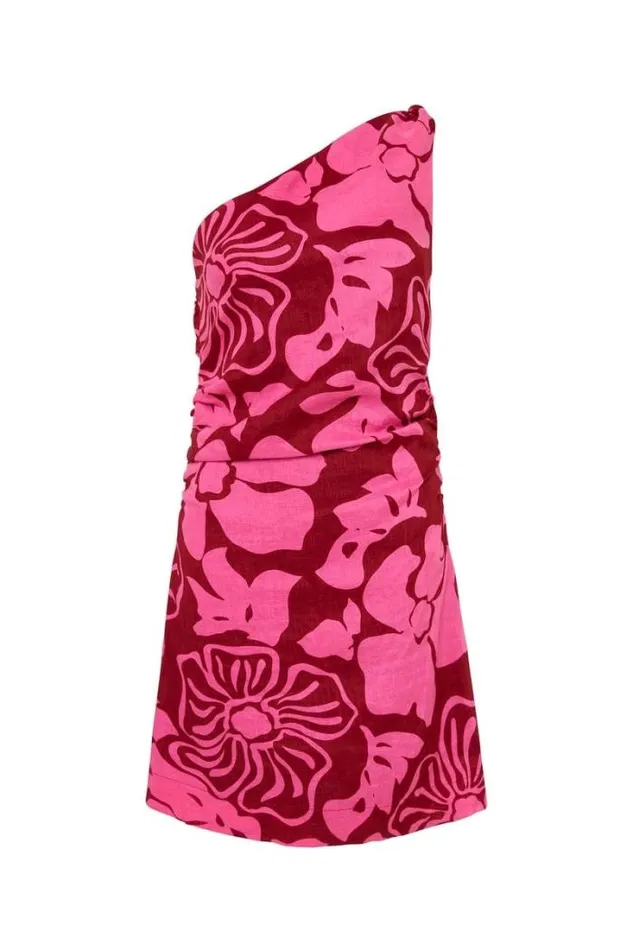 Women Faithfull The Brand Dresses Marga Mini Dress Mica Floral Pink
